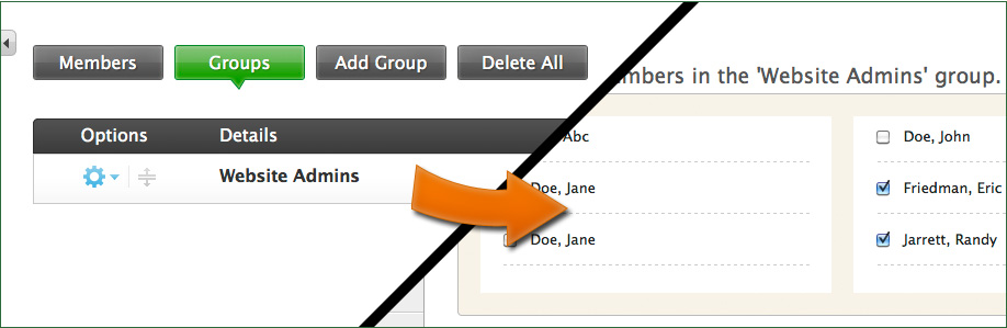 Member Grouping