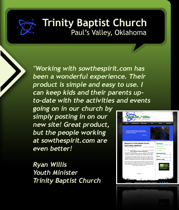 Trinity Baptist Church testimonial